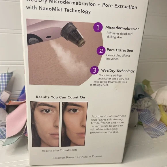 Spa Sciences BELLA 3-in-1 Microderm Pore Extractor & Micro Mister – NEW - Picture 4 of 6